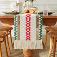 thumbnail image 1 of Nordic Simple Light Luxury Cotton and Linen Table Runner Color Matching Tassel Long Tablecloth Holiday Tea Table Runner Decoration, 1 of 7