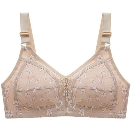 Lisbinx Bras for Women Womens Solid Lace Lingerie Bras Plus Size Underwear Bralette Bras Comfortable Bra Seasonal Discounts