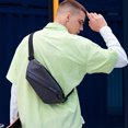 thumbnail image 4 of Riñonera Bolso de pecho Mochila con honda Paquetes de día de negocios para hombres Bolso de hombro i TOMSHOO Riñonera, 4 of 7