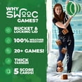 thumbnail image 4 of SWOOC - Yardzee, Farkle & 20+ Giant Dice Games - All Weather w/ Green Bucket & Scorecards - All Ages, 4 of 5