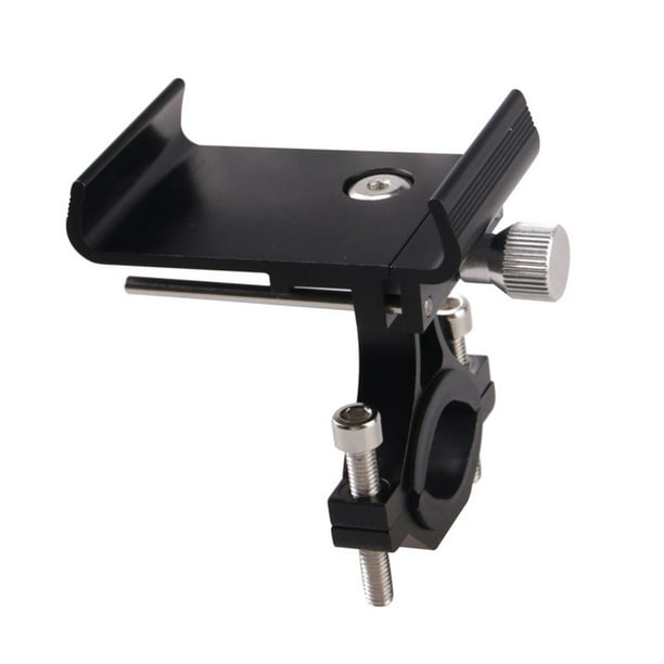Cuadro De Soporte Bicicleta Soporte de abrazadera para teléfono de bicicleta de aleación de aluminio Soporte para manillar de ciclismo MTB (negro) Tmvgtek Accesorios para bicicletas