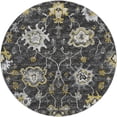 thumbnail image 2 of Addison Rugs Dream Shag Premium Machine Washable Traditional Ornate Shadow Round Rug, 8' x 8', 2 of 8