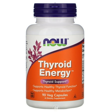 (4 Pack) Now Foods Thyroid Energy, 90 caps