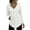 White, variant on XDZJLR Women's Hoodies V Neck Long Sleeve Sweatshirt Drawstring Pullover Tops With Pocket Fashion Outwear Hoodie White L