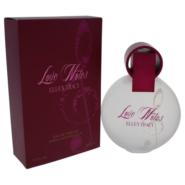 Ellen Tracy Love Notes Eau de Parfum, Perfume for Women, 3.4 Oz ...