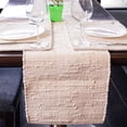 thumbnail image 5 of HOMEMONDE Eco- Friendly Chindi Rag Runners for Table Decor 14 x 72 Inches Ivory Center Table Runner for Dining Room, Dresser Decor, 5 of 5