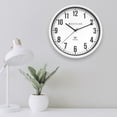 thumbnail image 5 of 9" SIMPLE WHITE WALL CLOCK, 5 of 5
