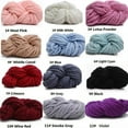 thumbnail image 6 of MyBeauty 250g Fashion Super Bulky DIY Hand Knitting Blanket Hats Warm Giant Thick Yarn, 6 of 8