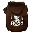 thumbnail image 5 of Pet, Dog  Cat Hoodie Screen Printed, "Like A Boss", 5 of 10