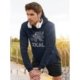 thumbnail image 2 of Ikal Text With A Serpent Head Hoodie Men -Ikal Designs, Male Large, 2 of 4