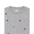 thumbnail image 5 of Way to Celebrate Girls' Valentine's Day Fleece Sweatshirt and Pant Set, Sizes 4-18 & Plus, 5 of 13