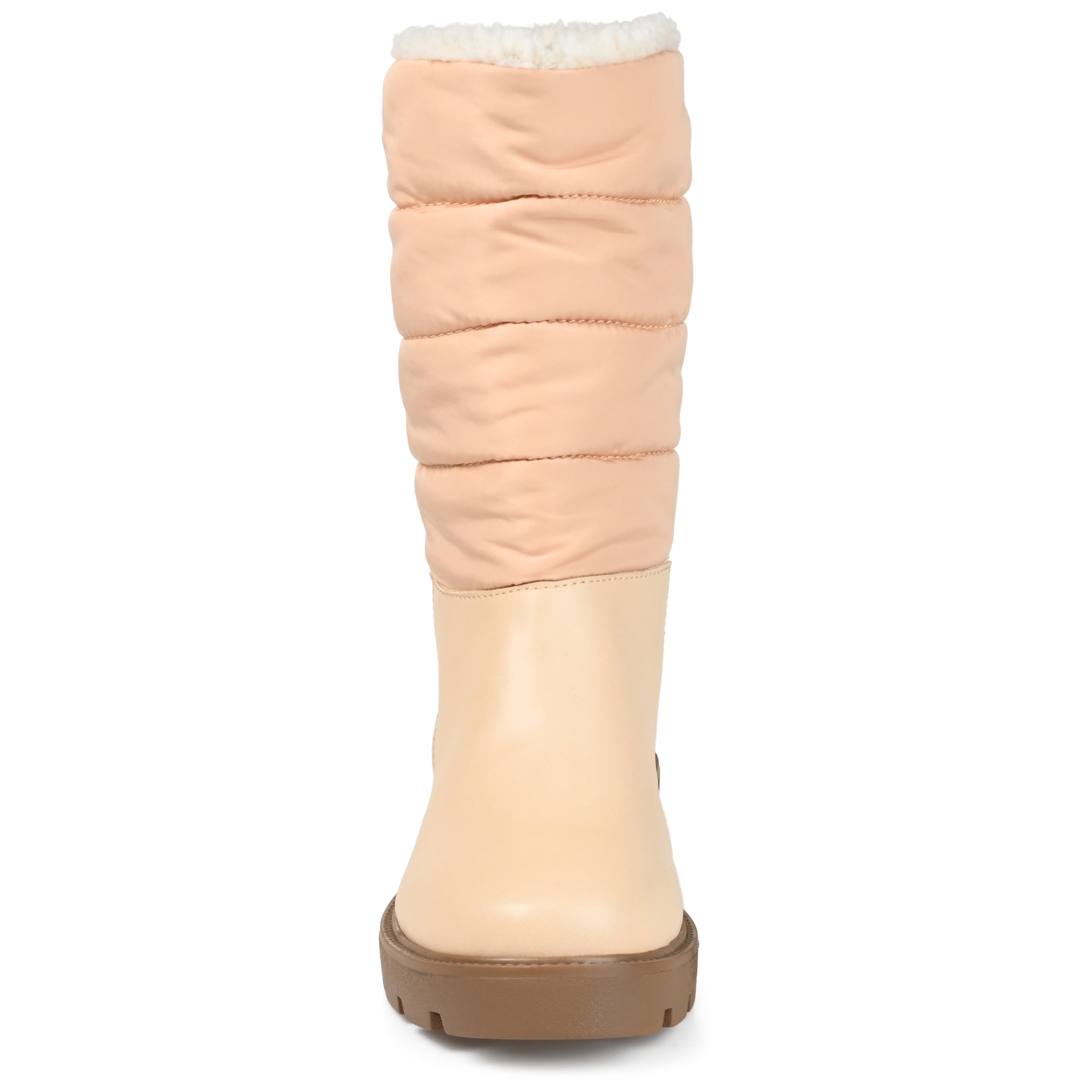 Journee Womens Nadine Block Heel Cold Weather Booties