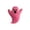 Hot Pink, variant on Jollyzo Cute Ghost Plush Throw Pillow, 20" Pink Fluffy Ghost Shaped Cushion, Soft Halloween Sofa Bed Decor Pillow