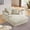 Camel, variant on Comfort Sofa, Lounge Chair, Deep Seat Sofa&nbsp;with Double-Layer Cushion and S-Shaped Armrests, Built-In Cup Holders and Storage Bags, for Living Room Bedroom Apartment, Brown, 47.24 Inch