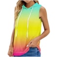 thumbnail image 1 of Womens Printed Round Neck Loose Oversized Sports Hoodie Top, 1 of 3
