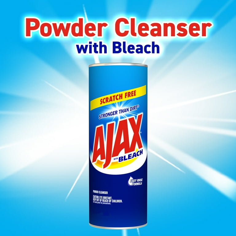 Ajax Powder Cleanser with Bleach, Multi-Purpose, Stronger Than
