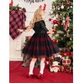 thumbnail image 5 of Arshiner Toddler Tutu Dress Little Girls Long Sleeve Casual Tulle Kids Fall Winter Outfits with Ribbon, 5 of 6