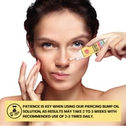 BASE LABORATORIES Piercing Bump Solution & Keloid Bump Removal Soothing Piercing Aftercare for Piercing Bumps & Keloid Scar Remova 0.5 oz