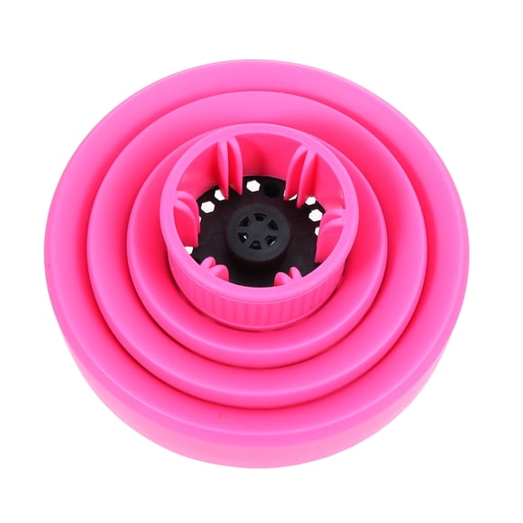 BRIGHTFUFU Difusor de secador de pelo de silicona plegable (rosa)