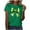 Green, variant on MELDVDIB Womens St. Patrick's Printed T-Shirts More Styles Basic Short Sleeve Summer Tops Fashion Casual Light Weight Crewneck Pullover Tees