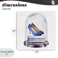 thumbnail image 4 of Stupell Industries Traditional Blue Heels in Bell Jar Canvas Art, 17 x 17, by Amanda Greenwood, 4 of 8