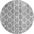 thumbnail image 1 of Ahgly Company Indoor Round Abstract Gray Contemporary Area Rugs, 6' Round, 1 of 1