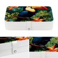 thumbnail image 4 of Toucan PU Leather Necklace Holder with Removable Compartment and Portable Organizer Box Jewelry Display Case Jewelry Boxes, 4 of 6