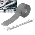thumbnail image 4 of Exhaust Heat Wrap, Improve Performance Exhaust Pipe Tape Save Fuel Excellent Performance  For Home Black, 4 of 8