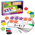 thumbnail image 1 of Coogam Magnetic Ten-Frame Set, Math Manipulative EVA Number Counting Games, Montessori Educational Toy Gift for Kindergarten Classroom Kids 3 4 5 Year Old, 1 of 6