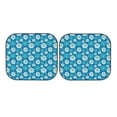 thumbnail image 7 of Haiem Daisies Flowers Car Windshield Sun Shade (2 Pieces) Foldable Windshield Sun Shade Car Accessories for Truck SUV Pickup-Small, 7 of 7