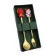 thumbnail image 3 of Juego de cuchara y tenedor, vajilla de Año Nuevo chino, cubiertos, utensilios de cocina Estilo E, 3 of 9