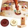 thumbnail image 4 of Sello en Forma Especial Btafrte Cabeza Cobre Relieve 3D para Tarjeta Boda Iris, 4 of 9