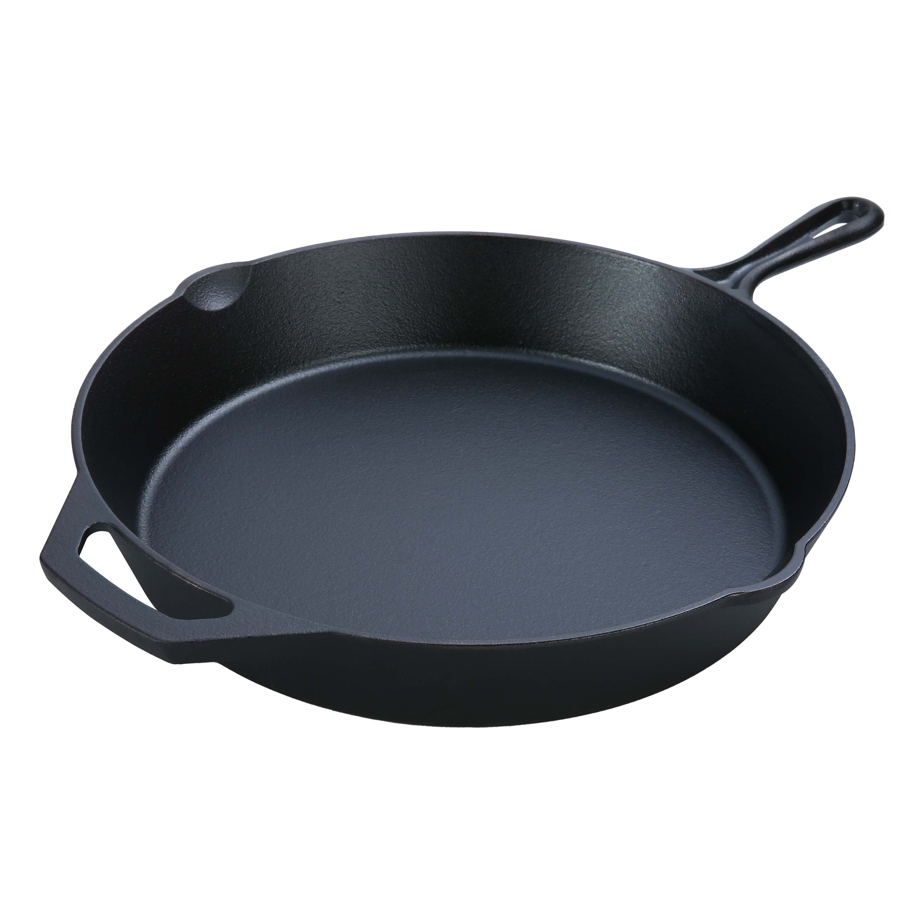 Sartén de hierro fundido pre-sazonado Ozark Trail de 12" con asas 3