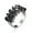 Black, variant on Gorgeous 925 Silver Filled Rings Cubic Zirconia Anniversary Delicate Jewelry Size 6-10-6-Multicolor