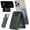Green, variant on Wtuhu Upgraded Magnetic Phone Wallet with Drawstring Stand, Slim RFID Leather Card Holder, Compatible with iPhone 12-17 Series (Not for Mini)