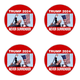 thumbnail image 1 of Broche 2024 Trump Lapel Pins Mochila Insignia Foto Vidrio Recuerdo (Estilo B), 1 of 4