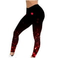 thumbnail image 5 of LEKWK Womens Yoga Pants Sequin Printed Sparkly Butt Lifting Leggings Stretchy High Waisted Pants Butter Soft Leggings Casual Workout Clothes Womens Joggers Activewear Sports Athletic Comfy Pants, 5 of 6