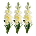 thumbnail image 4 of maskred 3pcs Silk Plastic Plant Realistic Appearance Eco-Friendly Easy To Clean dark pink 4183 5Set, 4 of 6