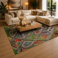 thumbnail image 3 of Gelasgo City Street Map Velvet Area Rug, Detailed Urban Road Decorative Carpet, Soft Indoor Floor Mat for Kids Room Playroom Bedroom Game Room Home Decor, 3 of 5