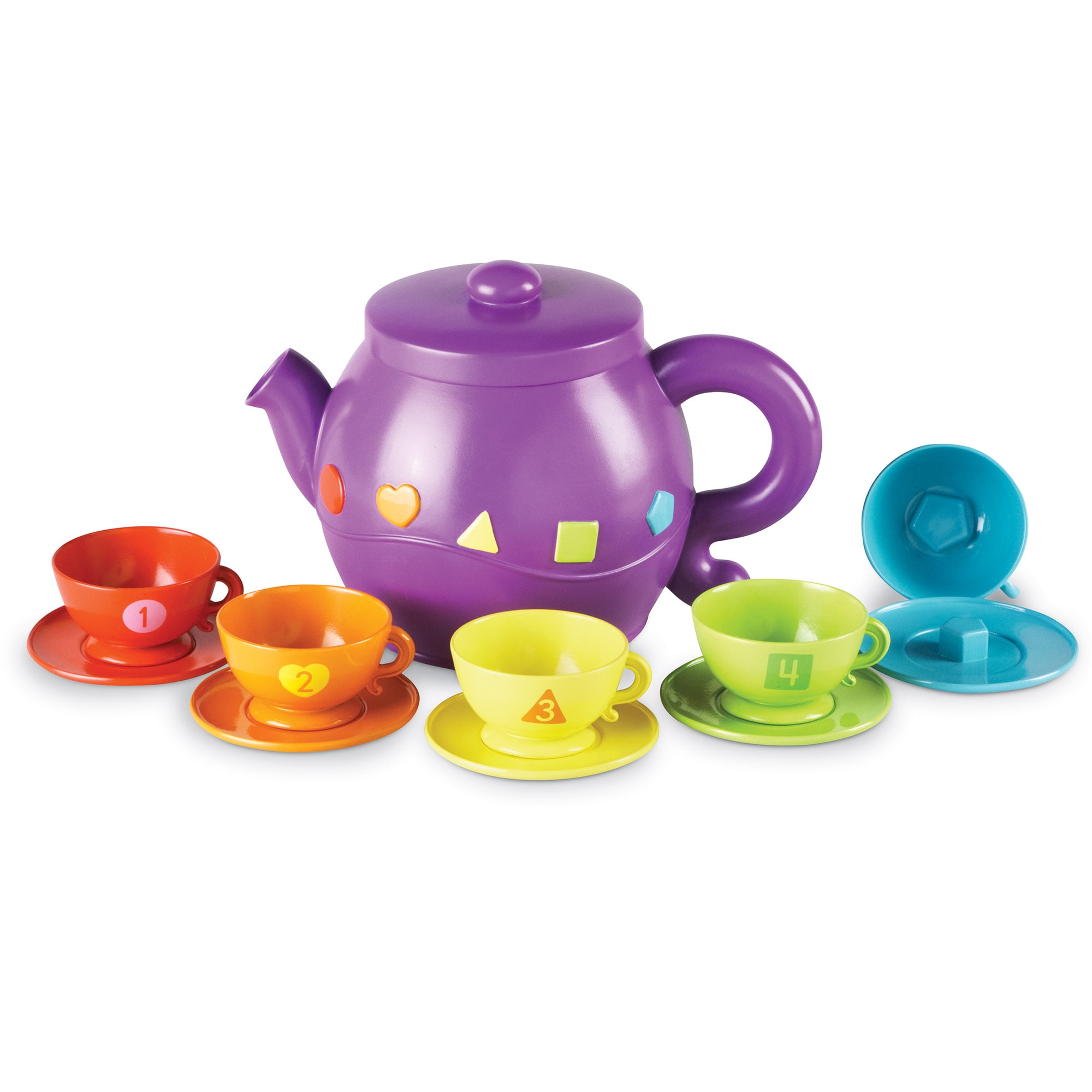 Learning Resources Serving Shapes Tea Set,11 Pieces
