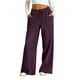thumbnail image 2 of Pincandy Women's Solid Color Stretch Denim Leggings - Low Waist, 2 Pockets, Loose Wide Leg Fit, Perfect for Gym, Workout & Casual Wear, 2 of 7