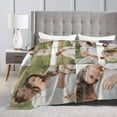 thumbnail image 6 of Personalised Blanket Custom Blanket with Photo Text Blanket Personlized Throw Picture Collage Flannel Blankets for Family Xmas Christmas New Year Anniversary Birthday Wedding Gift, 6 of 6