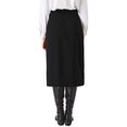 thumbnail image 3 of INSPIRE CHIC Women's Wear to Work Pencil Skirt Elastic High Waist Button Decor Midi Skirts S Black, 3 of 5