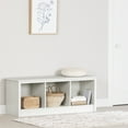 thumbnail image 1 of South Shore Fernley Bench with storage, in White Pine, 1 of 12