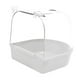 thumbnail image 2 of Caja de baño para pájaros, bañera colgante, caja de baño para pájaros fácil de limpiar para mascotas, baño para loros, Blanco, 2 of 8