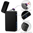 thumbnail image 2 of USB Electric Dual Arc Flameless Torch Rechargeable Windproof Plasma Epex Lighter with LED Charge Indicator, 2 of 8