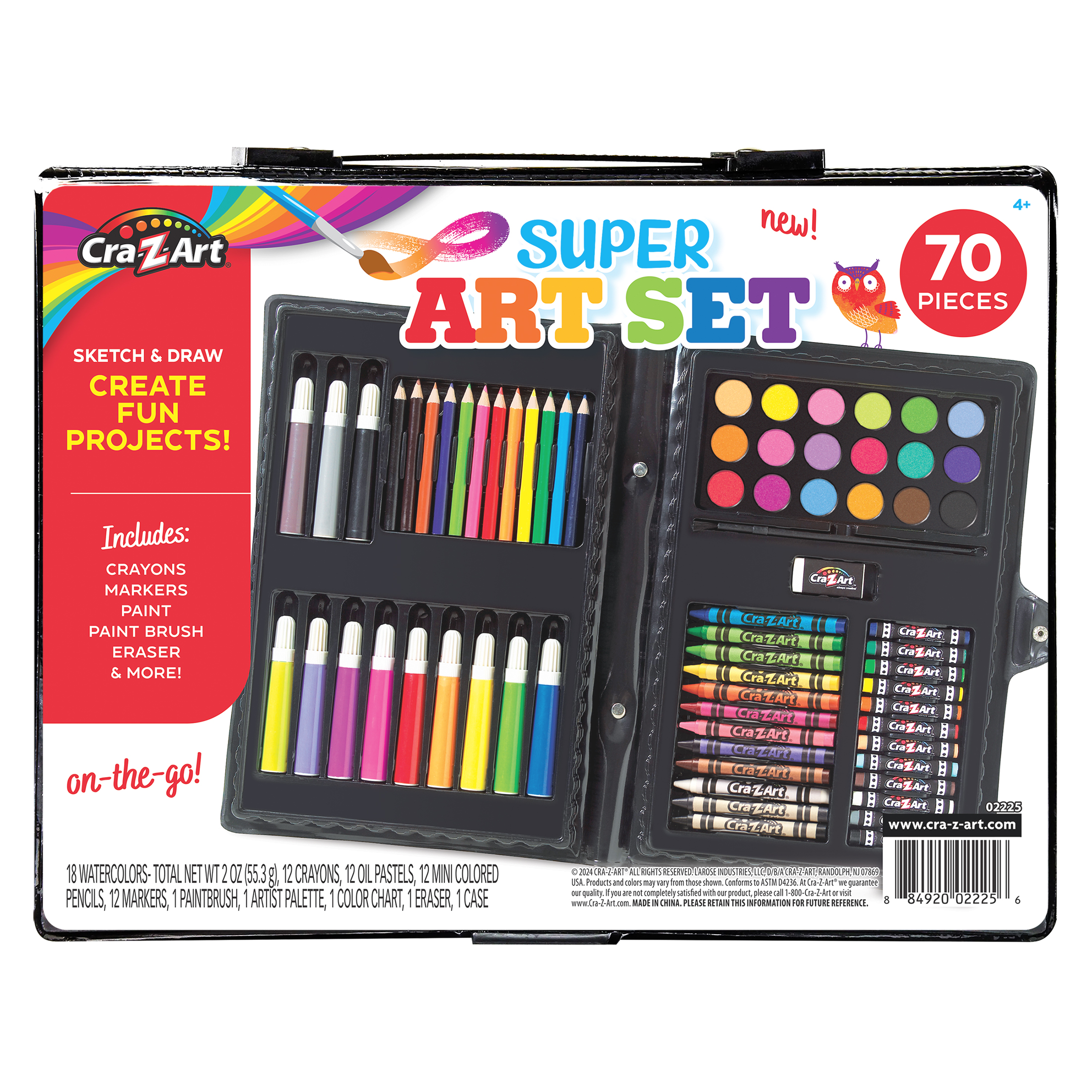Cra-Z-Art Super Art Set, 70 Pieces (3-Pack) photo 3