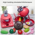 thumbnail image 2 of 20-Piece Kids Play Kitchen Set with Realistic Cooking Utensils & Random Fruits/Vegetables - Educational Role-Play Toy for 3-6 Year Old Boys and Girls, Promotes Hand-Eye Coordination & Imaginative, 2 of 6