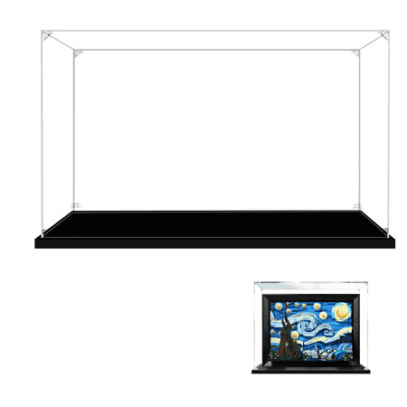 Acrylic Display Case for Lego 21333 Vincent Van Gogh - 3MM Thickened Collector s Clear Display Box - Dustproof  Sturdy.