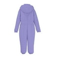 thumbnail image 5 of ATOGUTA Kids Snow Suit Boys Girls Lightweight Insulated Ski Suit Windproof Hooded Snowsuit Size 5T-16, Purple, 5 of 5